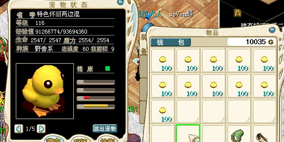 鸭子和金币