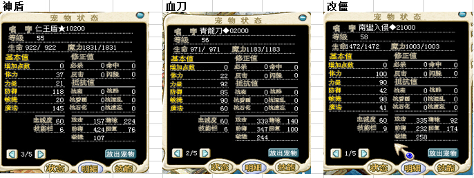 宠物明细2