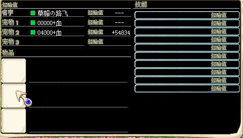 100级宝宝满怪经验（非队长）