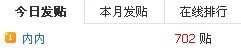 内内难以超越的702